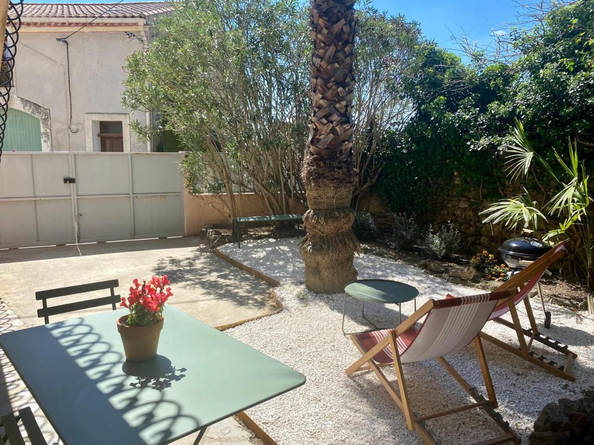 Gite Le Palmier - Perfectly Located Cosy Studio With Private Garden Puissalicon Exterior foto
